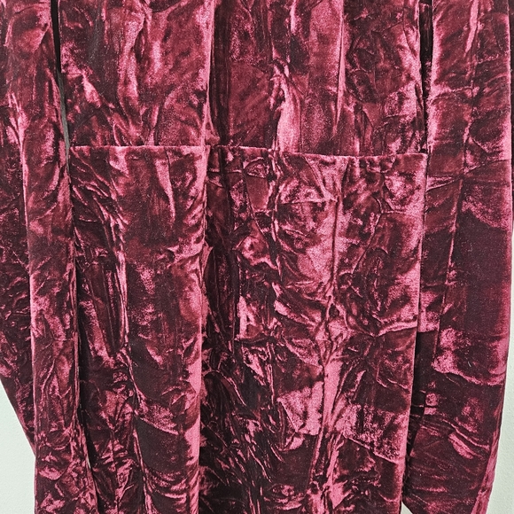Lulu's Crushed Velvet Cold-Shoulder Bodycon Cocktail Dress Size Small - Picture 7 of 14